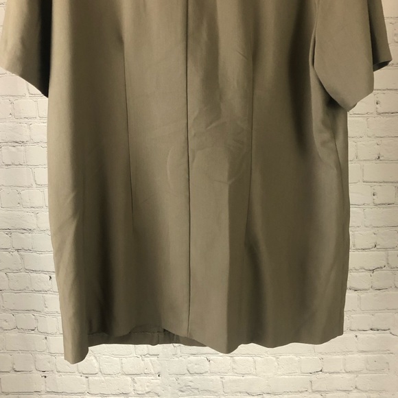 Vintage Made in the USA Vany New York double breasted olive blazer. Size 16W - Picture 6 of 12